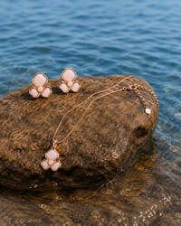 Aurelia — Queen Conch Shell Pendant & Earring Set
